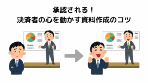 決済者の心を動かし、承認される資料を作成したビジネスパーソン